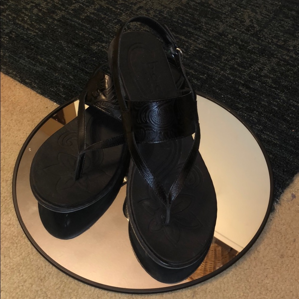 Born Black Sandals